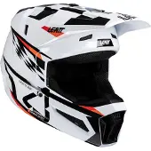 Leatt 3.5 Checkered Junior Motocrosshjälm med skyddsglasögon