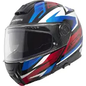 Schuberth C5 Zenith Fällbar Hjälm Vit/Blå/Röd 65 Unisex hvid