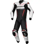 Alpinestars GP-R7 läderkombi i ett stycke Svart/Vit 52 Herrar sort