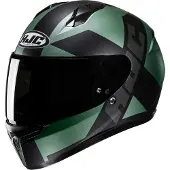 HJC C10 Tez MC4SF Integralhjälm Matt/Grön XL Unisex grøn