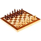 Deqube Träintarsia Schack