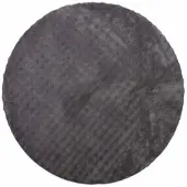 vidaXL Områdesmattor Rund SIROLO Antracit Ø 200 CM Polyester
