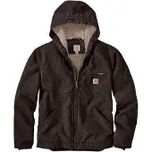 Carhartt Relaxed Fit Washed Duck Sherpa Lined Jacka