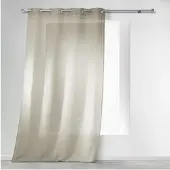 Douceur D`Interieur gardin med ringar HALTONA, 140 x 280 cm