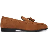 Tommy Hilfiger Logo Tassel Flexible Suede Loafers