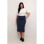 KAFFE CURVE Kjol 'KC Jenna' marinblå