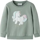 Name it Sweatshirt 'NMFKISA' ljusblå / mint / gammalrosa / vit