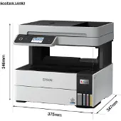 Epson EcoTank L6460 - Multifunktionsskrivare - färg - bläckstråle - påfyllbar - A4 (210 x 297 mm) (original) - A4/Legal (media) - upp till 17 sidor/minut (utskrift) - 250 ark - Wi-Fi, USB, LAN