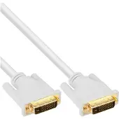 InLine DVI-D - DVI-D cable 2m white (17772W)