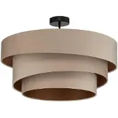 LINDBY Taklampa Jusari , dimbar, Creme / bärnsten, Vardagsrum / matsal, Textil / tyger / siden, Modern, Taklampa