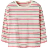 Name it T-shirt 'NMFVELDA' kräm / ljusgrön / gammalrosa