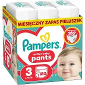 Pampers blöjbyxor Active Baby 3 6-11 kg, 180 st.