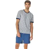 J&j Brothers Herrars Sommar Kortärmad Pyjamas JJB21