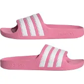 Adidas Strand-/badsko 'Adilette Aqua' rosa / vit