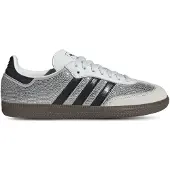 Adidas Låg sneaker 'Samba' svart / silver / vit / off-white