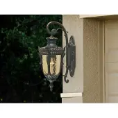 ELSTEAD Vägglampa utomhus Philadelphia, Brun / mässing, Metall, Lantlig / rustik, Utomhusvägglampa