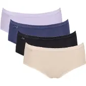 Sloggi Trosa 'Basic+' indigo / svartmelerad / vit