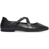 Tommy Hilfiger Crossover Strap Leather Mary Janes