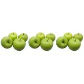 Typecat 12 Large Artificial Green Apples-Fruit