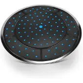 Spactz 1 st 25 cm rund plasttopplatta för duschrummet