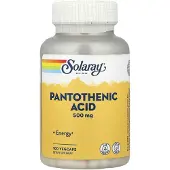 Solaray Pantotensyra 500mgr 100 Enheter