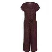 Kaffe Jumpsuit 'Beathe' kastanjebrun / svart
