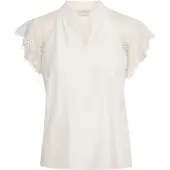 Cream Blus 'Nola' vit