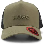 HUGO Cotton-twill cap with mesh panels
