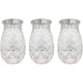 Melitt 3 St Ananas Cocktailglas Präglade Juiceglasögon för Cocktails och Drycker