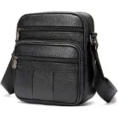 INF Crossbody Väska i Äkta Läder Black