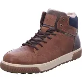 Rieker Boots med snörning marinblå / brun / karamell