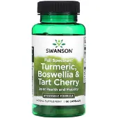 Swanson Health , Full Spectrum, Turmeric, Boswellia & Tart Cherry, 60 Kapslar