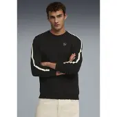 Puma Sweatshirt 'Essentials Elevated' svart / vit