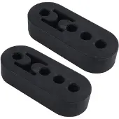 ISTOVO 2X Universal Black Rubber Car Exhaust Hanger Bushing