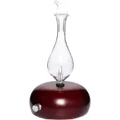 Semoic 25 ml aromadiffusor i glas och massivträ – Automatisk – Sil