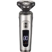 INF Elektrisk rakapparat med roterande 3D-rakblad Silver