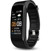 INF Aktivitetsarmband / Fitnessarmband / Pulsklocka Black