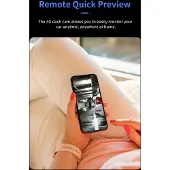 Semoic 1080P HD dashkamera för bil med 4G-kollisionssensoralarm