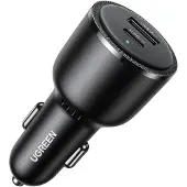 UGREEN EC701 63W Car Charger 1A1C Billaddare 63 W Adaptive Fast Charge Svart Personbil
