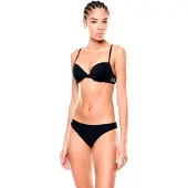 EA7 för kvinnor. 7W000320_AF20663 Bikini push-up svart (L), Strandkläder, Polyamid
