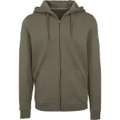 Build Your Brand Heavy Sweatshirt Med Dragkedja