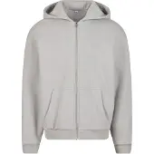 Build Your Brand Fluffy Sweatshirt Med Dragkedja