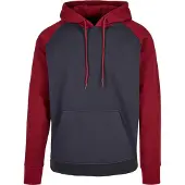 Build Your Brand Basic Raglan Tröja Med Huva