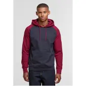 Build Your Brand Basic Raglan Tröja Med Huva