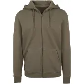 Build Your Brand By012 Sweatshirt Med Dragkedja
