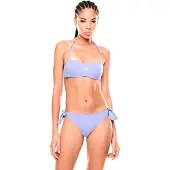 EA7 för kvinnor. 7W000319_AF20663 Bikini Logo lila (S), Strandkläder, Polyamid