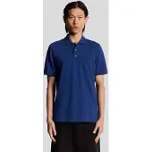 Lyle & Scott Superfine polotröja för herrar (Marinblått)