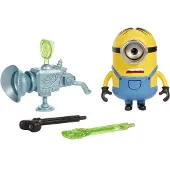 Mattel Minions Högljudd N Rörig Stuart Talande Actionfigur med Pruttkanon, Barnpresent Från 4 År