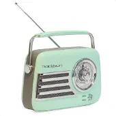 Madison Retro Radio m. Bluetooth och FM (Mint)