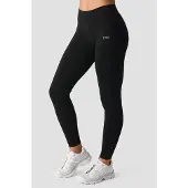 ICANIWILL Smooth Seamless Tights Medelhög Midja V‑form Svart